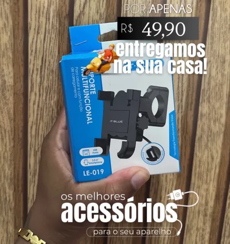 Suporte multifuncional para motocicleta