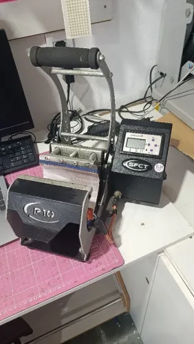 Prensa de caneca SFCT P10 funcionando perfeitamente, preço de extremo desapego