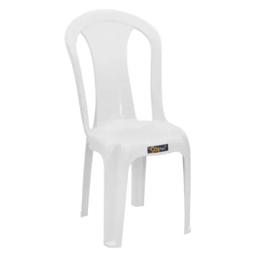 Cadeira de Plástico 154Kg - SolPlast Branco