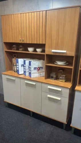 Armário de Cozinha 6 Portas Mila 100% MDF Novo!! Pronta Entrega!!