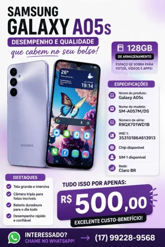 Vendo Samsung A05s