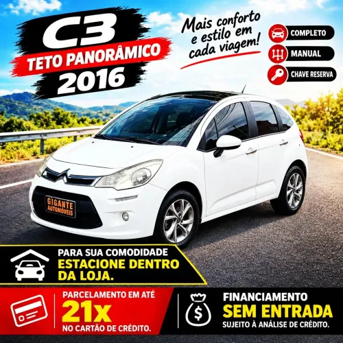 Citroen C3 Tendance 1.5 Flex 8V 5P Mec. 2016