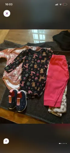 Kit roupa bebê menina