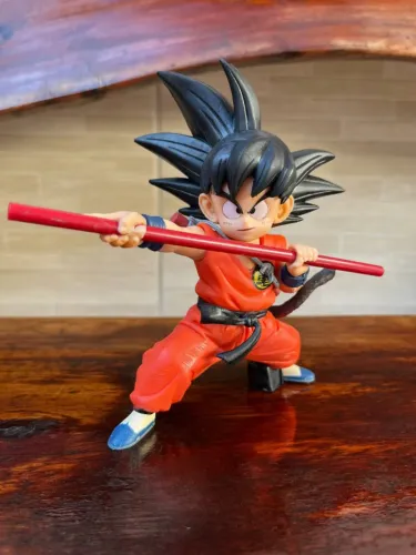 Action Figure Dragon Ball - Goku Bastão 14cm