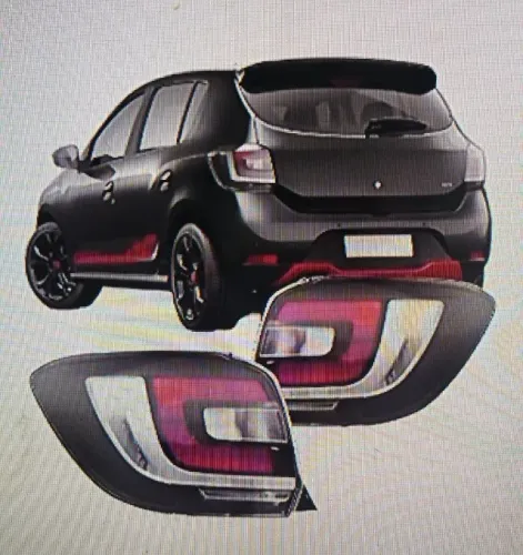  Lanterna Traseira Fumê - Renault Sandero RS 2019
