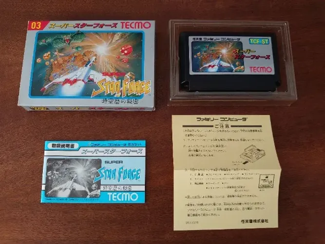 Super Star Force Nintendo Famicom Japonês Completo Na Caixa!!!