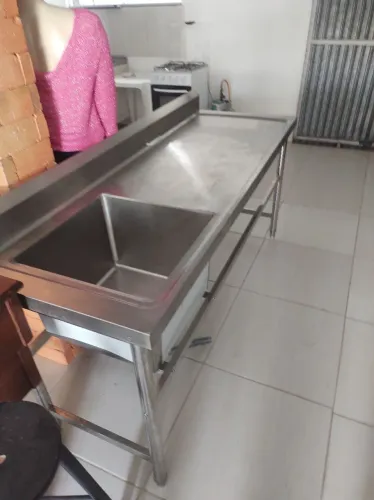 Mesa inox acougue