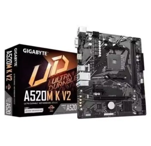 Placa mãe a520m ddr4 para processador ryzen