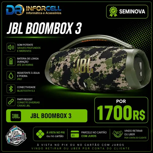 JBL BOOMBOX 3 (SEMI-NOVA)