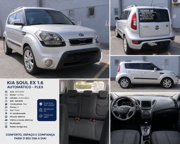 Kia Motors Soul 1.6/ 1.6 16V Flex Aut. 2012