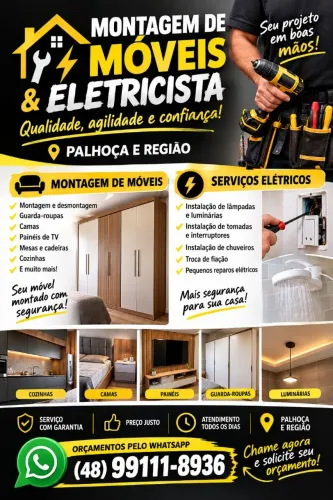 Montador de móveis palhoça SC e região 048