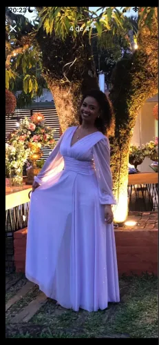 Vestido madrinha lilás M