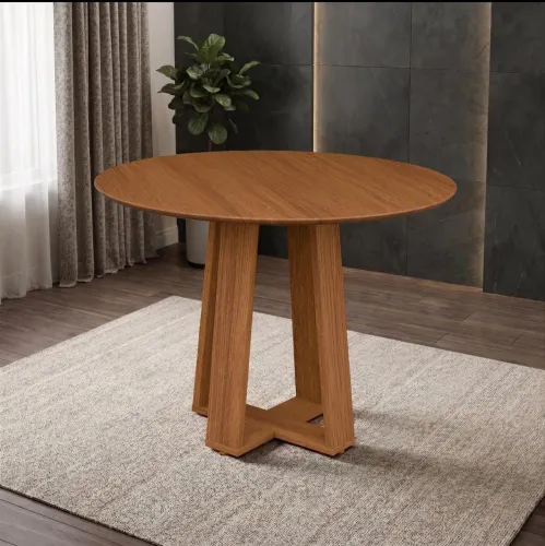 Mesa redonda 1.03x1.03 100% MDF