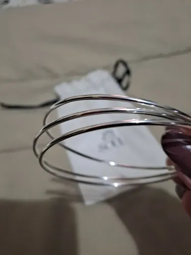 Pulseira bracelete em prata nova