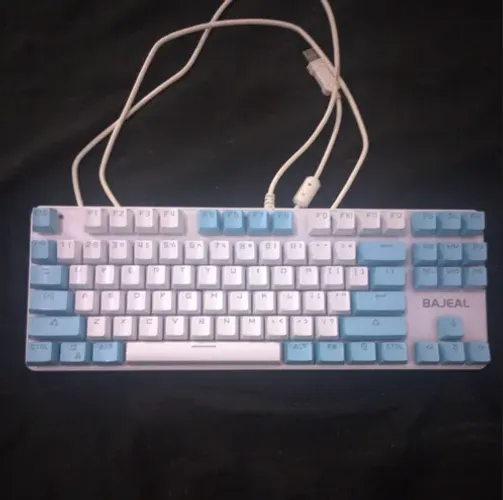 Teclado mecânico switch blue