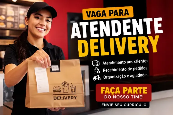 Atendente delivery noturno 