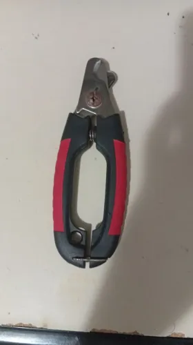 Alicate Cortador de Unha para Cães e Gatos com Cabo Emborrachado