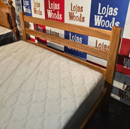 Cama Casal Madeira Angelim R$ 499,00