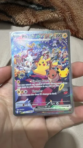 Pikachu Noite 30 anos NM inglês