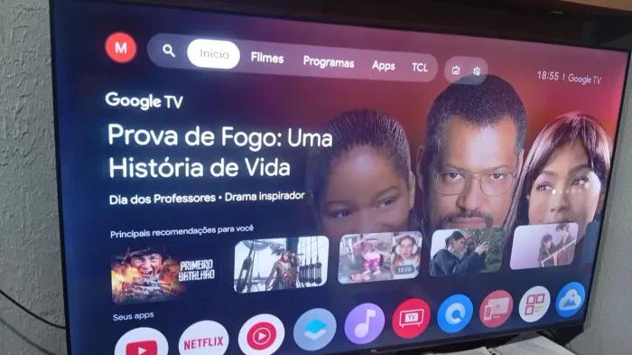 Tv smart TCL Android 65 polegadas