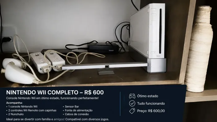 Nintendo Wii Completo