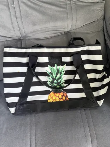 bolsa tote santa lolla listrada abacaxi