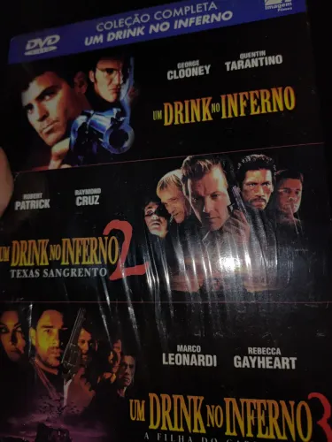 Box 3 filmes trilogia dvd um drink no inferno(novo) (conferir descrição*)