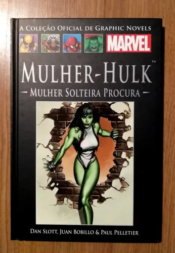 Coleção Marvel Graphic Novel Salvat 35 Mulher-Hulk Mulher Solteira