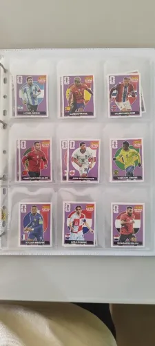 Figurinhas legend coleção completa 20 jogadores base