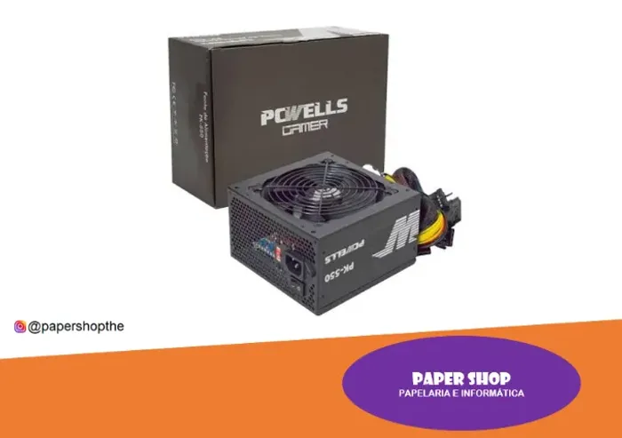 Fonte Gamer Real PCwells Pk-550