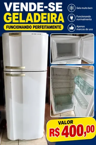 Geladeira Electrolux com Frezer