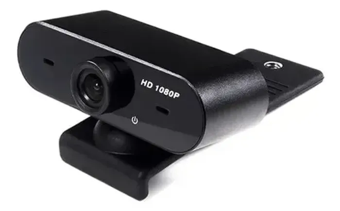 Webcam Qumox WC001 Full HD 1080p com Microfone e Redução de Ruído