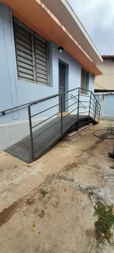 Rampa de ferro acessibilidade para PCD