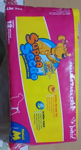 Pacote de fraldas cães