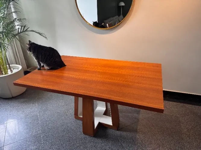 Mesa de Jantar - 4 Lugares e Design Moderno - 140x90 cm