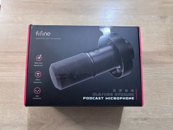 Fifine Microfone Gamer / Podcast - K688 usb