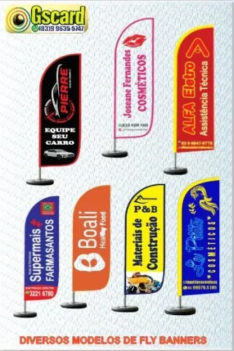 Fly banners e produtos promocionais 