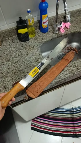 Facão 18 Polegadas com Bainha de Couro
