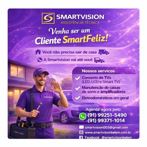Conserto de TV e Eletrônicos em Domicílio - Smartvision