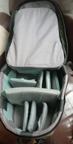 Mochila Fotográfica com separações internas