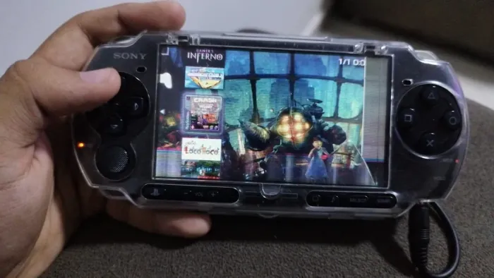 Psp 3000 apenas com problema na tela