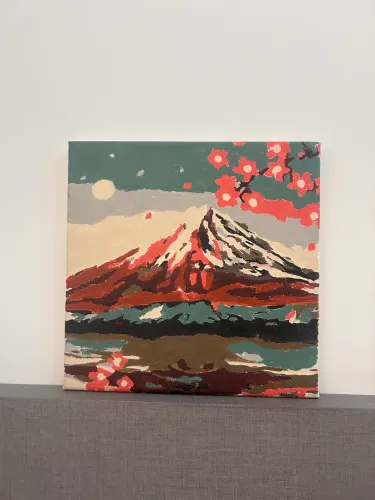 tela pintura à mão