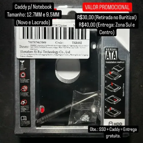 Caddy p/ Notebook (Novo e Lacrado) PROMOÇÃO