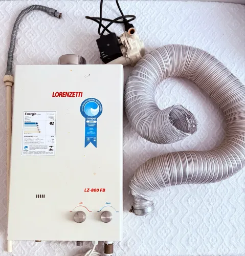 Kit aquecedor de água a gás Lorenzetti
