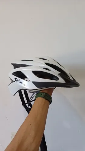 Capacete de Ciclismo Spiuk Rhombus Branco