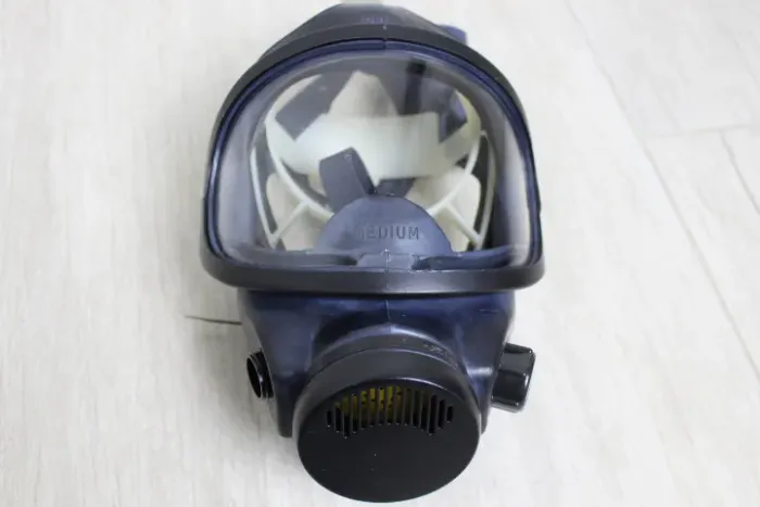 Máscara de gás (gasmask) MSA DEF-TEC Phalanx - Item raro, colecionador, ótimo estado