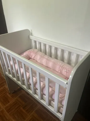 Mini berço e ninho com colchão
