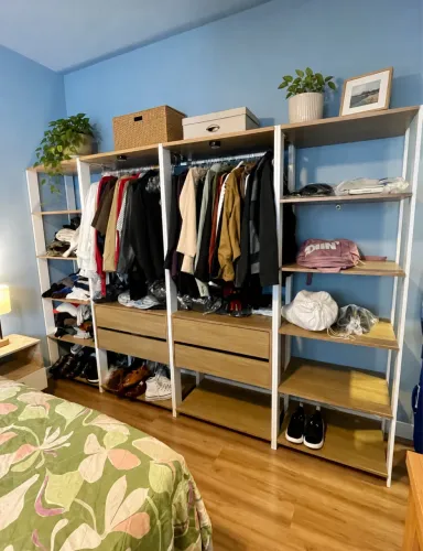 Closet armário aberto modulado 2,70m