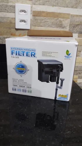 Filtro externo hang-on p/ aquário até 100L