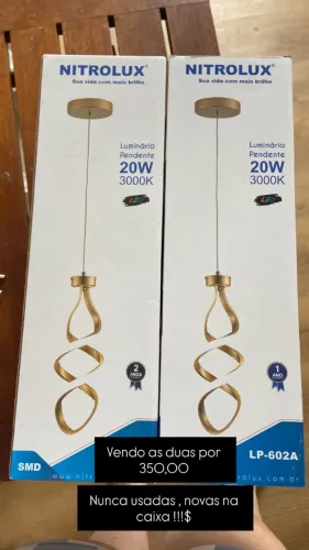 luminária pendente
